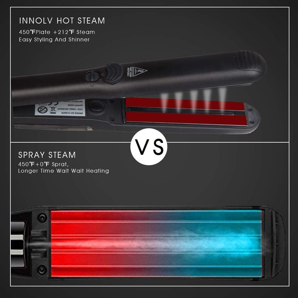 Plancha de Vapor DORISILK S088 Cerámica 2 en 1 Ajustable