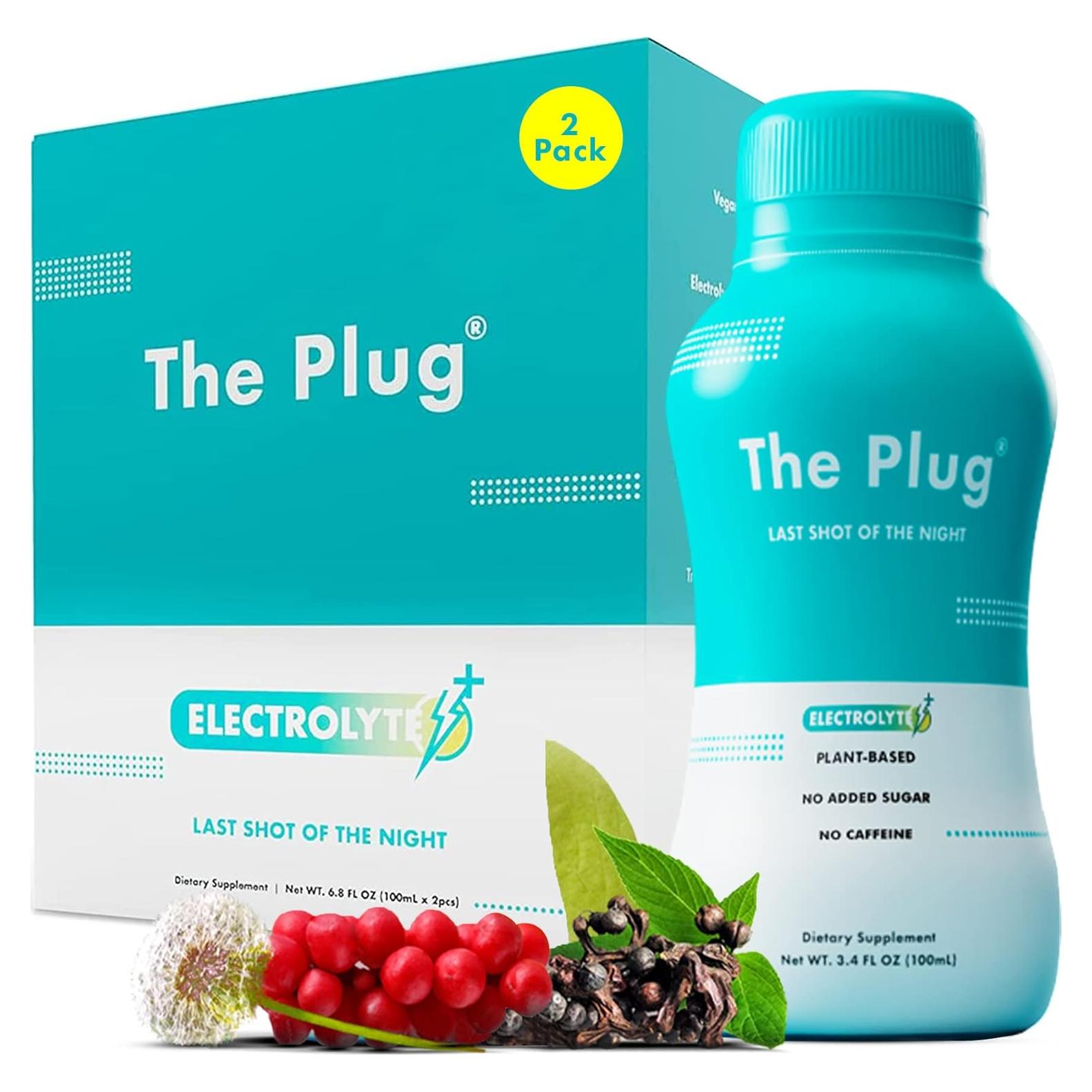 Bebida Detox The Plug 100 ml x 2 - Soporte Hepático Natural