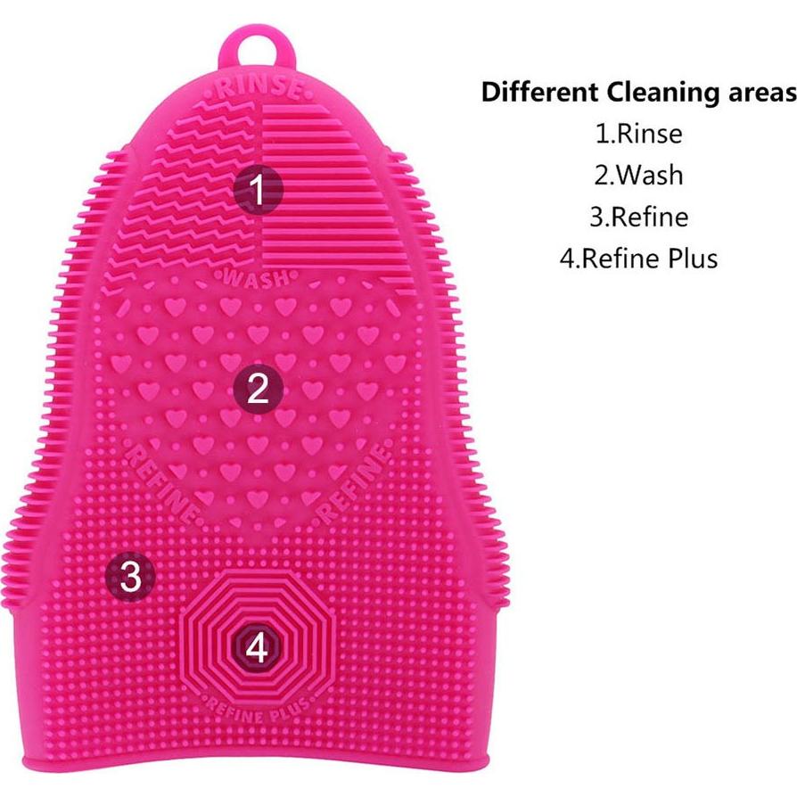 Guante de Limpieza de Brochas de Maquillaje ScivoKaval Negro