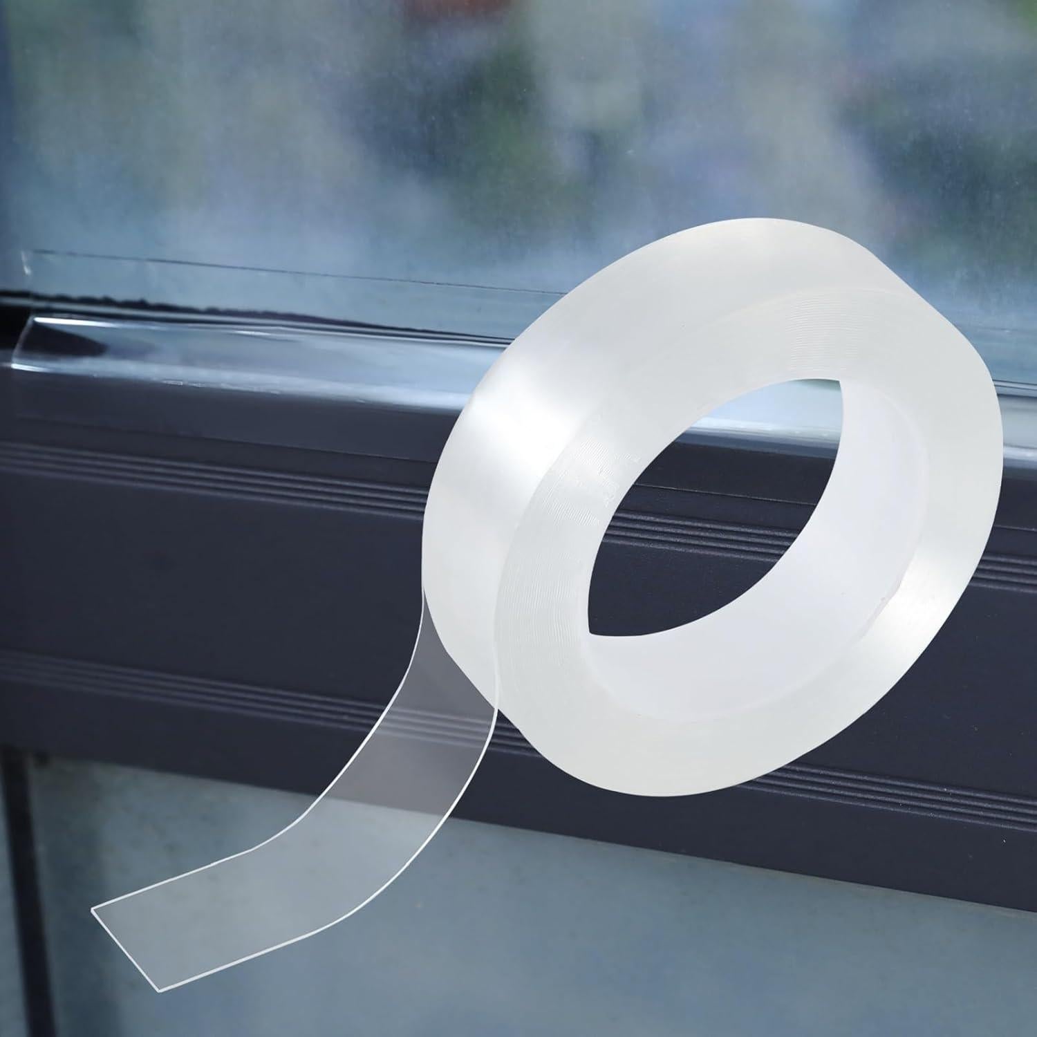 Cinta de Sellado HSTECH para Ventanas Transparentes 0.3m x 4.88m