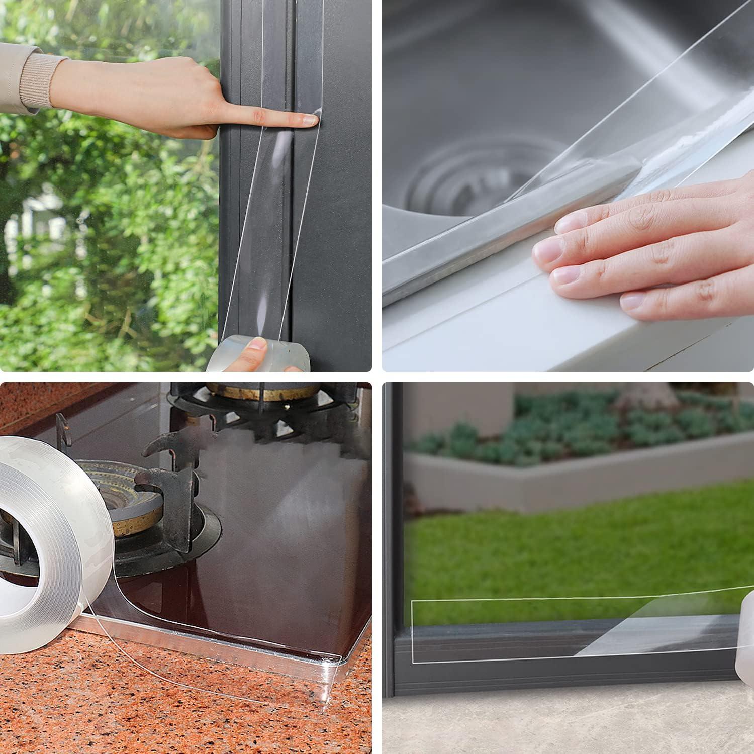 Cinta de Sellado HSTECH para Ventanas Transparentes 0.3m x 4.88m