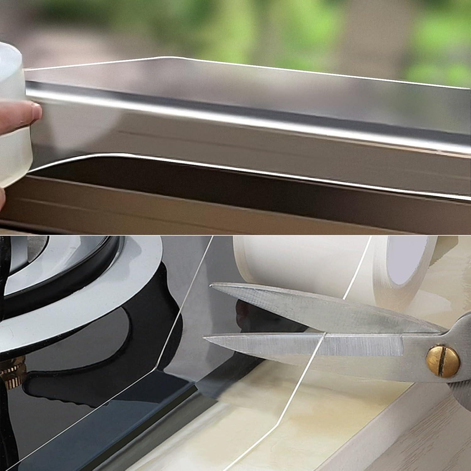 Cinta de Sellado HSTECH para Ventanas Transparentes 0.3m x 4.88m