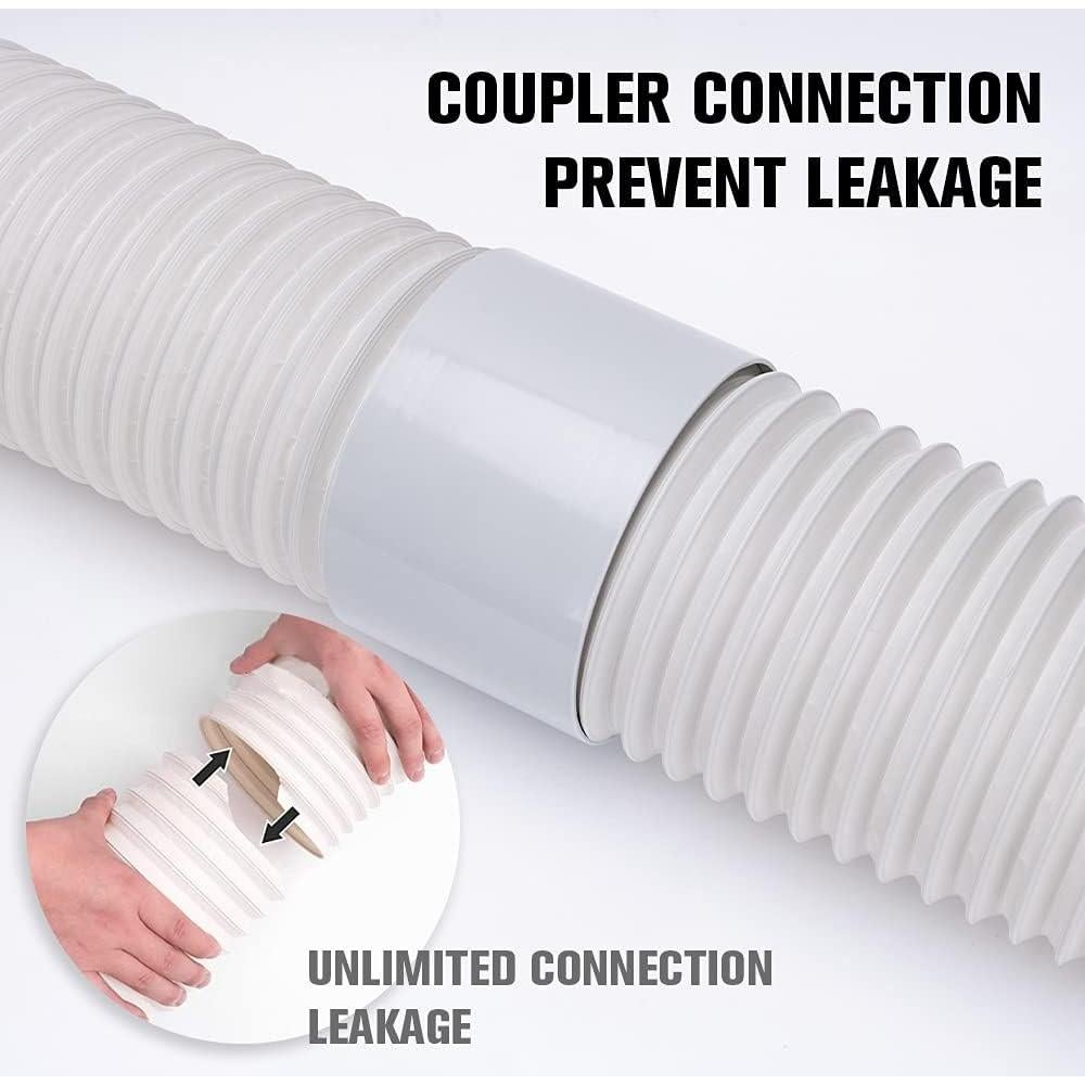 Acoplador de Manguera de Aire Acondicionado HOXHA 15 cm PVC