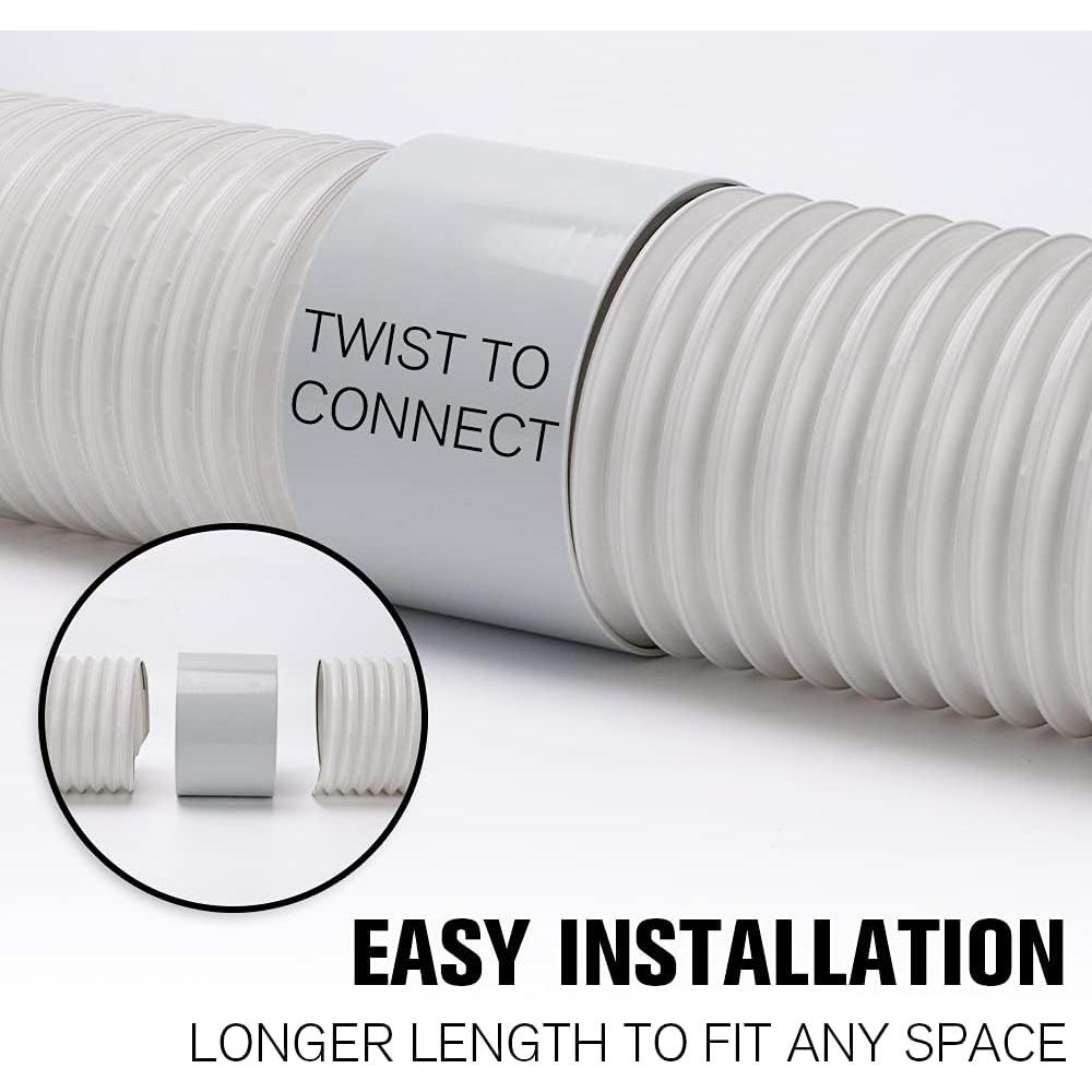 Acoplador de Manguera de Aire Acondicionado HOXHA 15 cm PVC