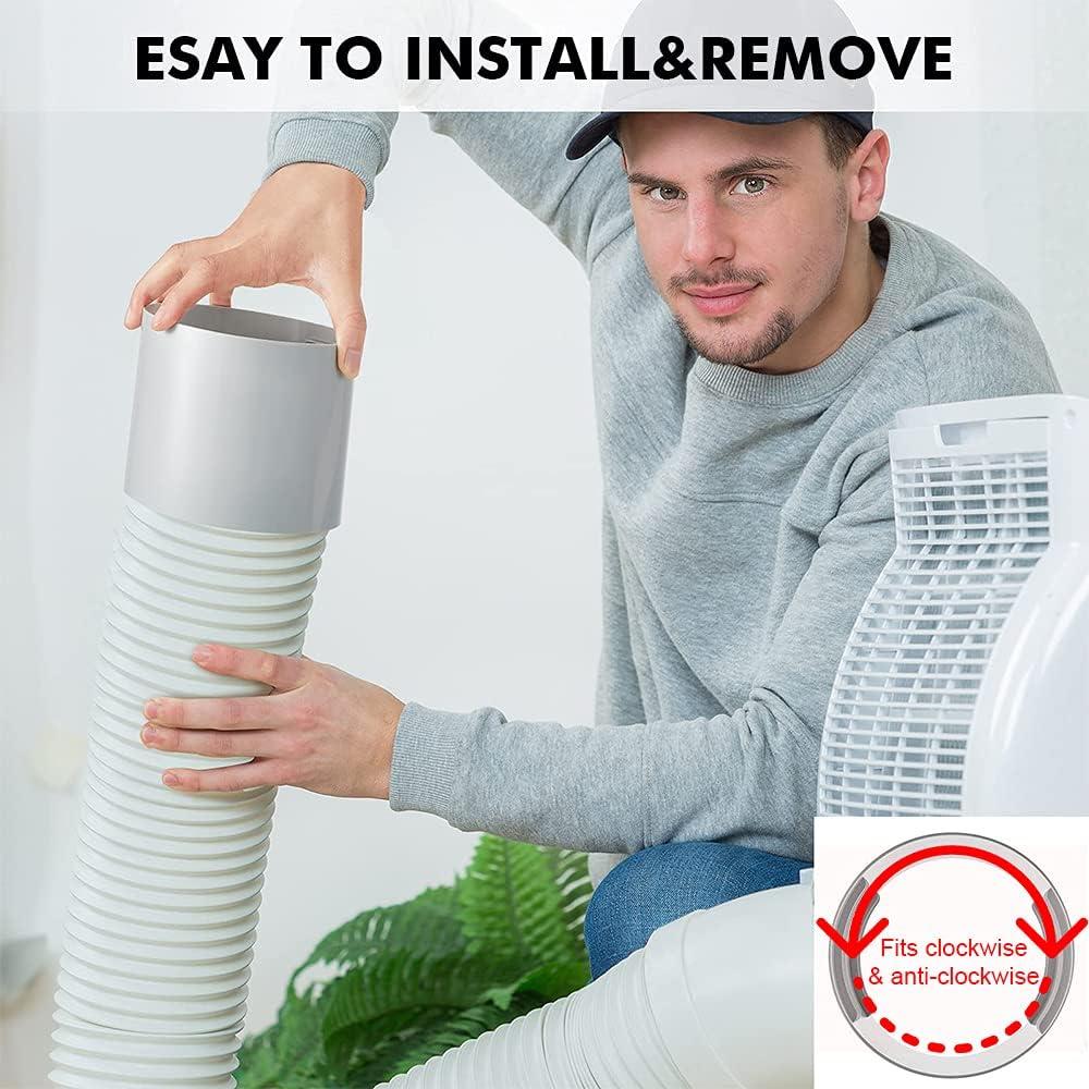 Acoplador de Manguera de Aire Acondicionado HOXHA 15 cm PVC