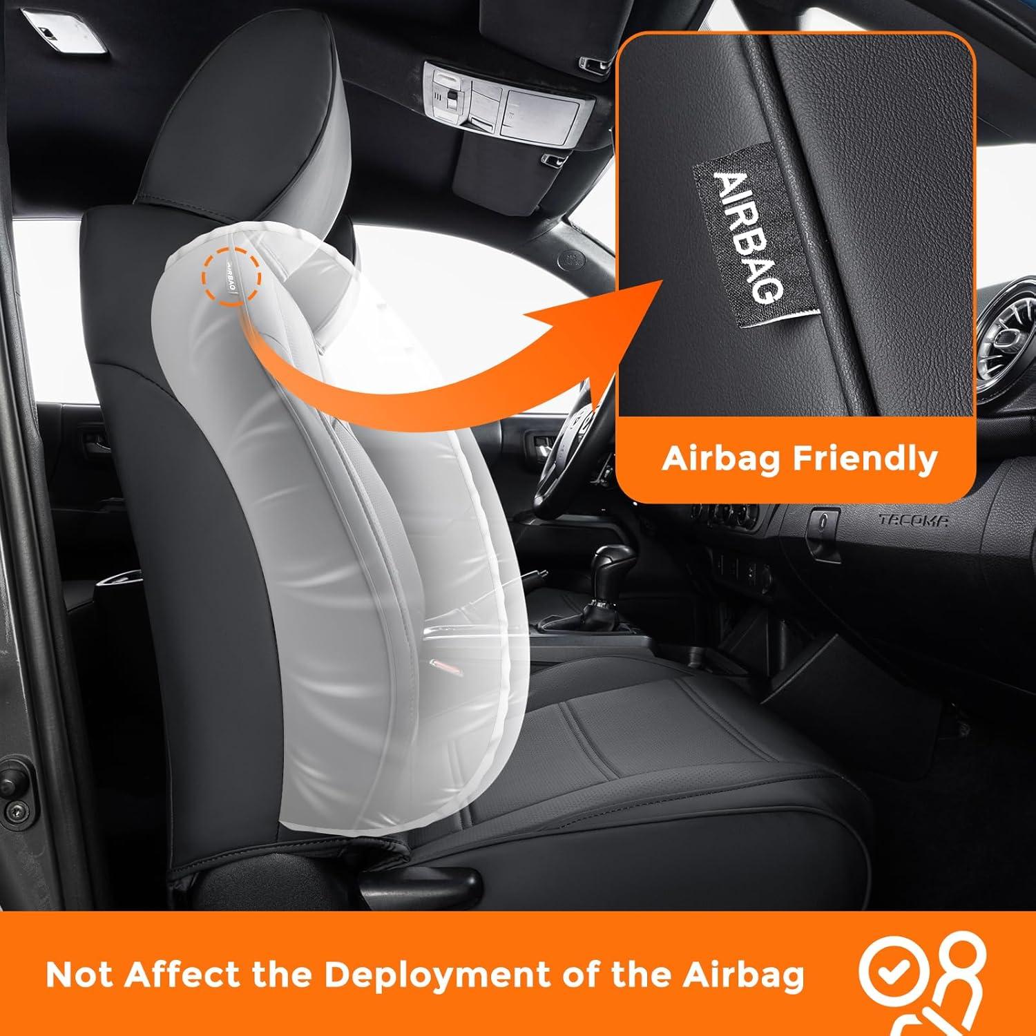 Funda de Asiento DrCarNow para Toyota Tacoma 2016-2023 - Cuero Sintético