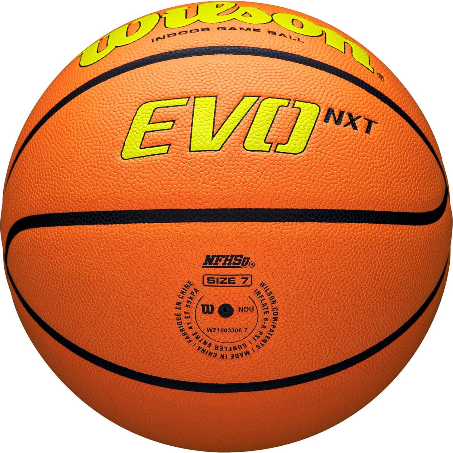 Balón de Baloncesto WILSON NCAA Evo NXT Tamaño 6 y 7