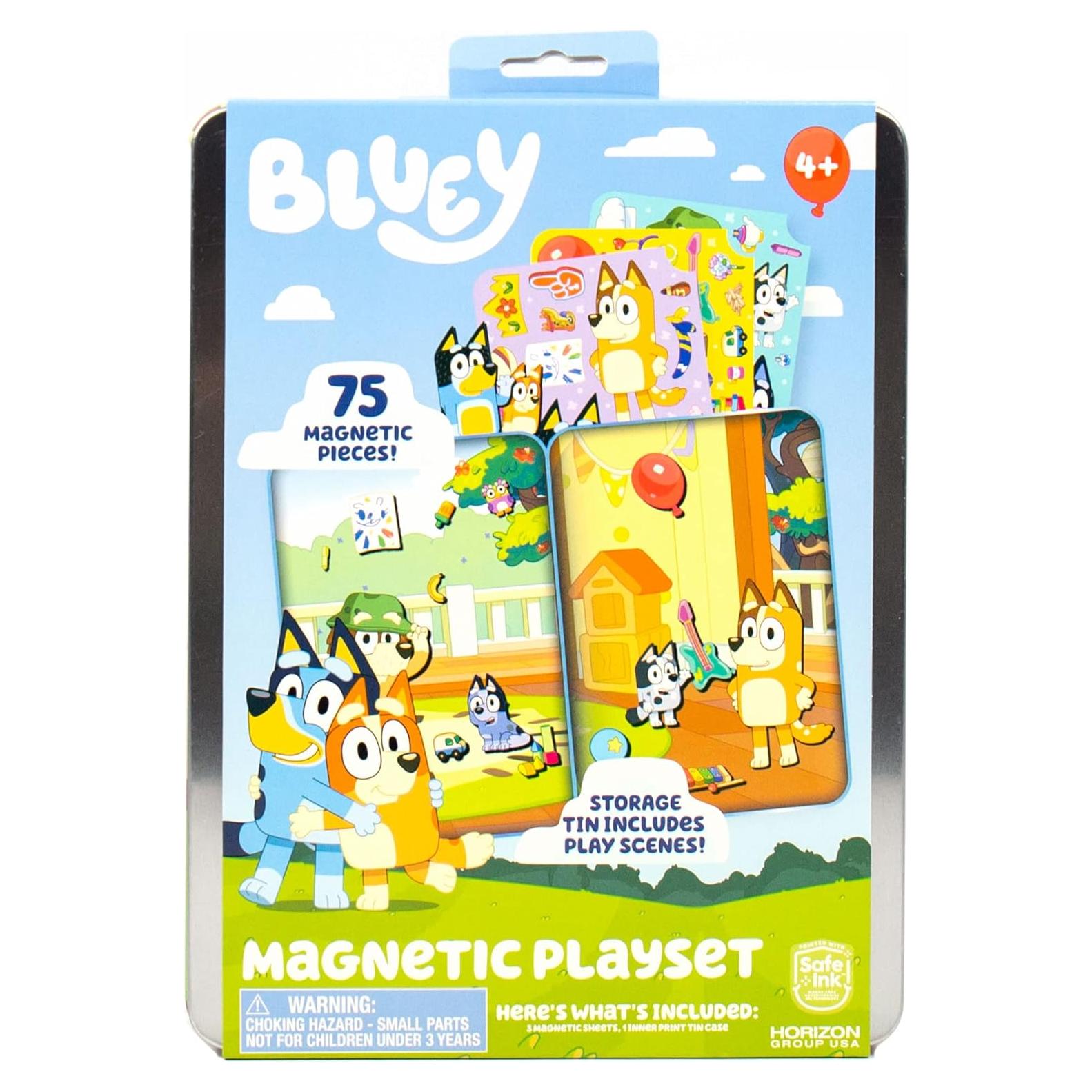 Juego Magnético Bluey con 75 Accesorios para Niños