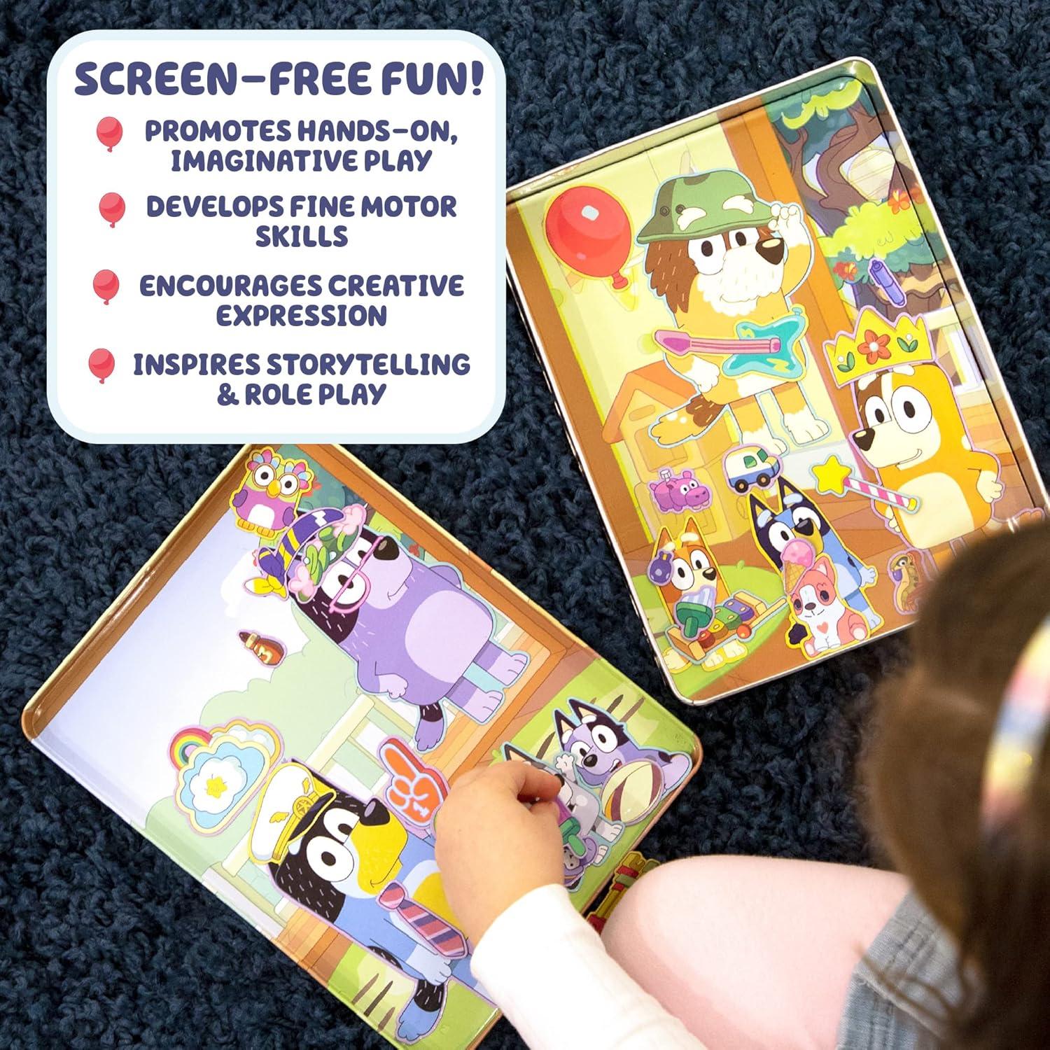 Juego Magnético Bluey con 75 Accesorios para Niños
