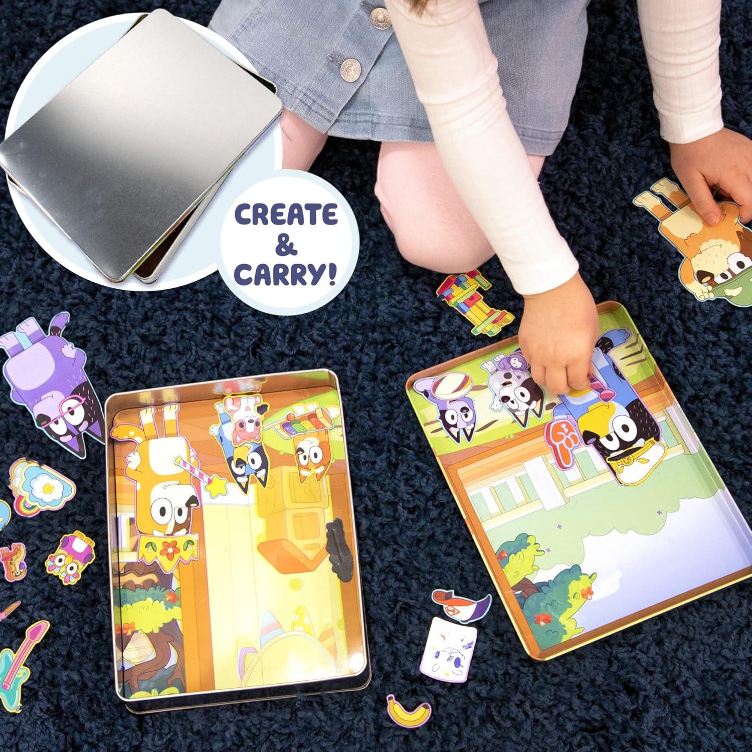 Juego Magnético Bluey con 75 Accesorios para Niños