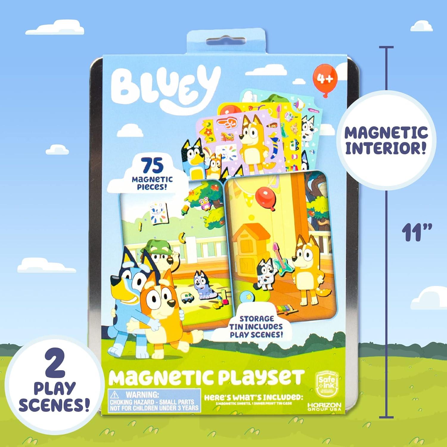 Juego Magnético Bluey con 75 Accesorios para Niños