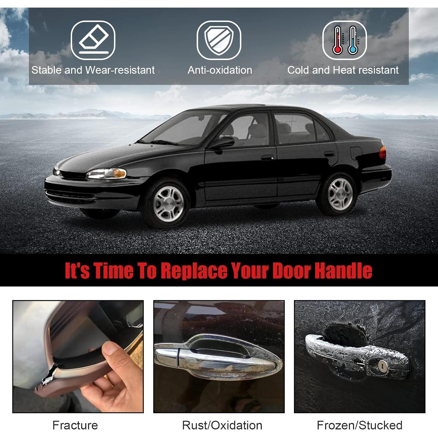 Mangos de Puerta Interior FAERSI para Toyota Corolla 1998-2002 Beige