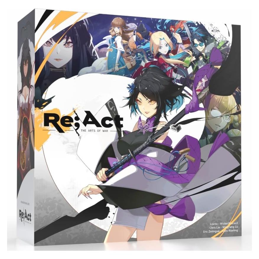 Juego de Mesa Re;ACT Deluxe - 1 vs 1, 28 Figuras Acrílicas