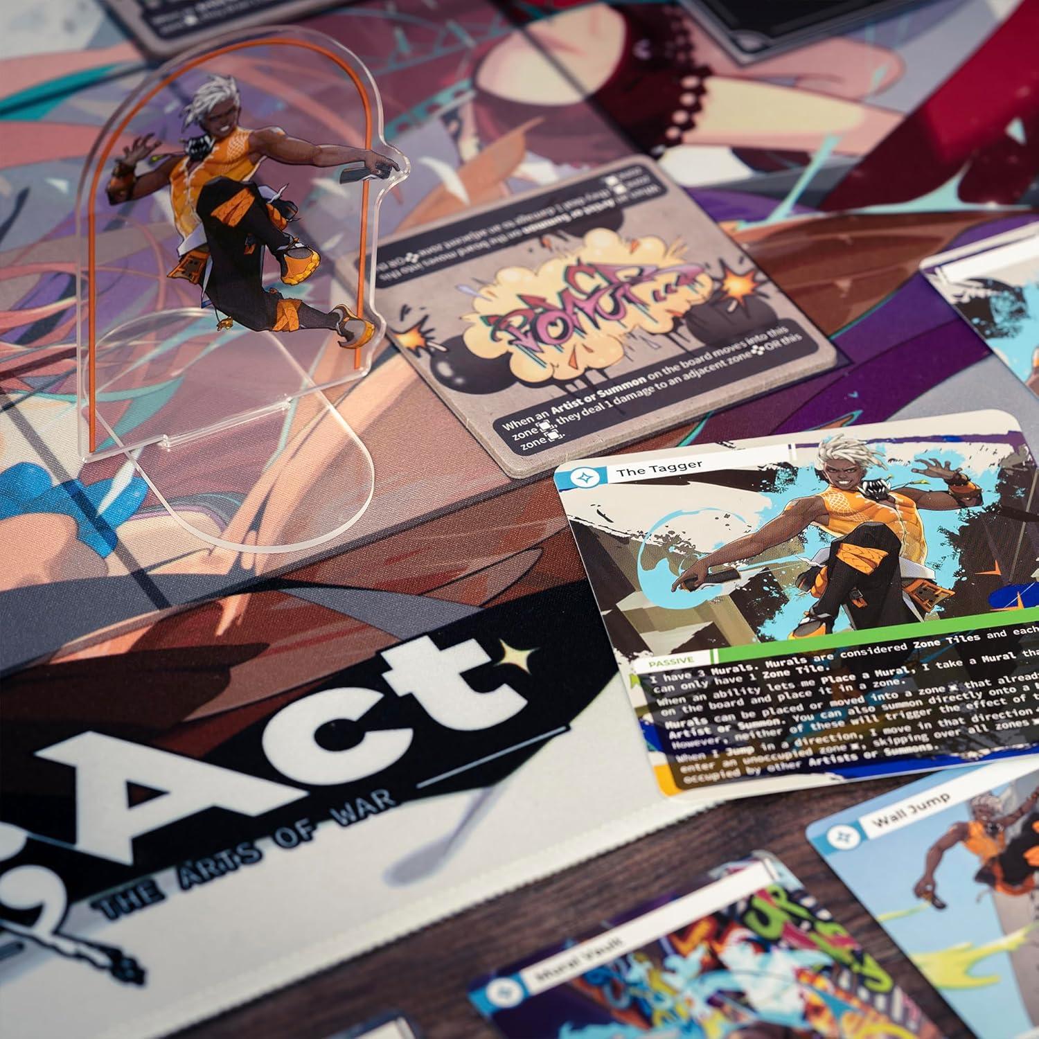 Juego de Mesa Re;ACT Deluxe - 1 vs 1, 28 Figuras Acrílicas