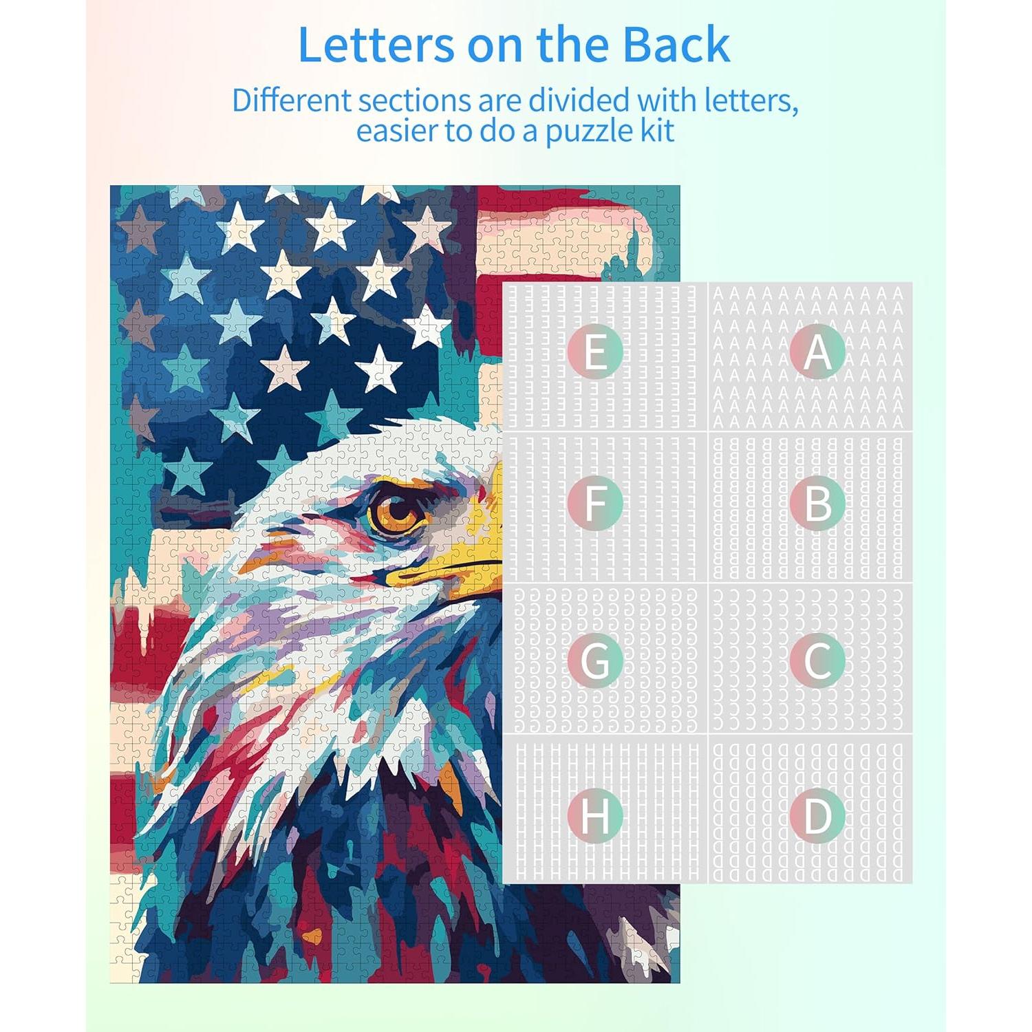 Rompecabezas 1000 Piezas Águila Calva Petrala 70x50 cm