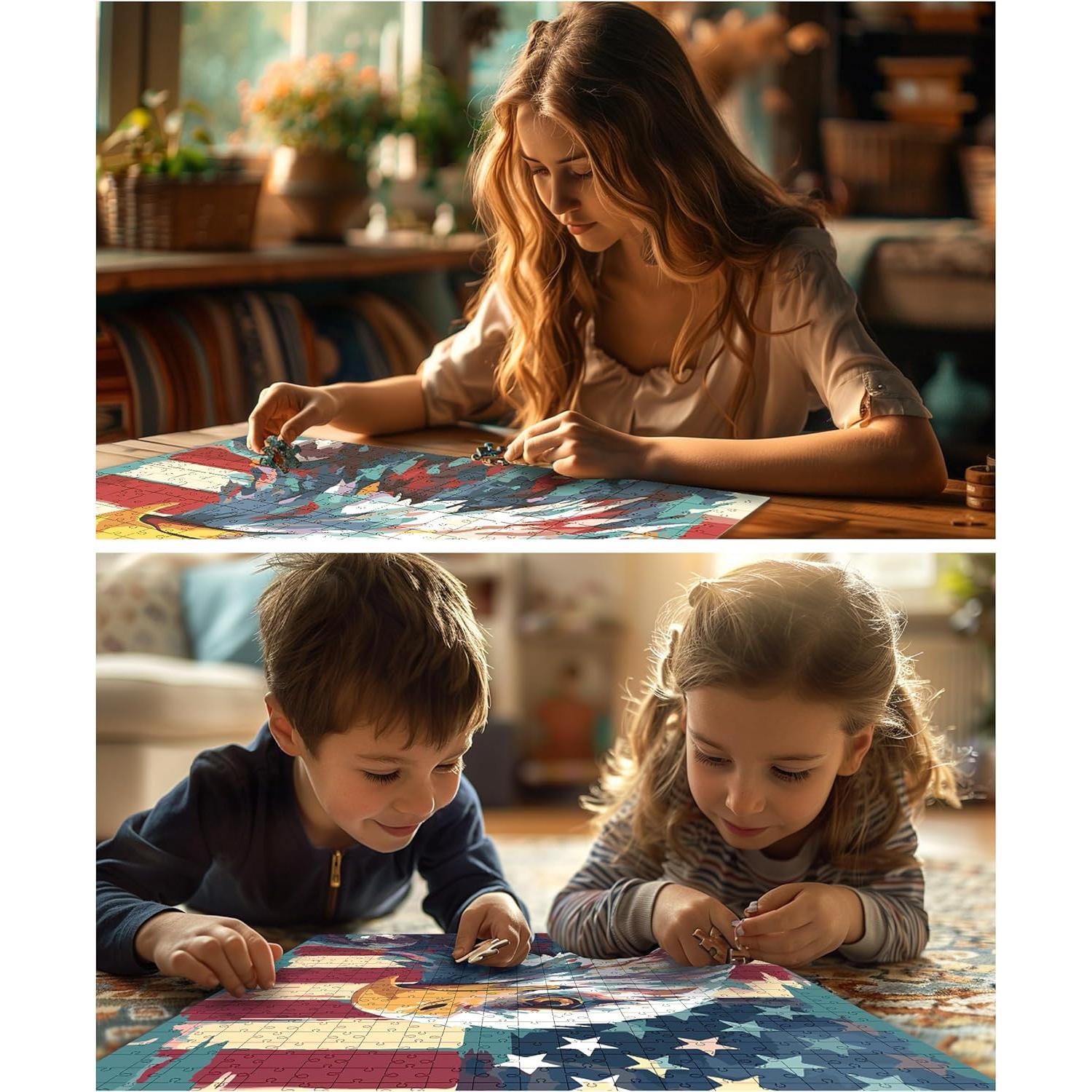 Rompecabezas 1000 Piezas Águila Calva Petrala 70x50 cm