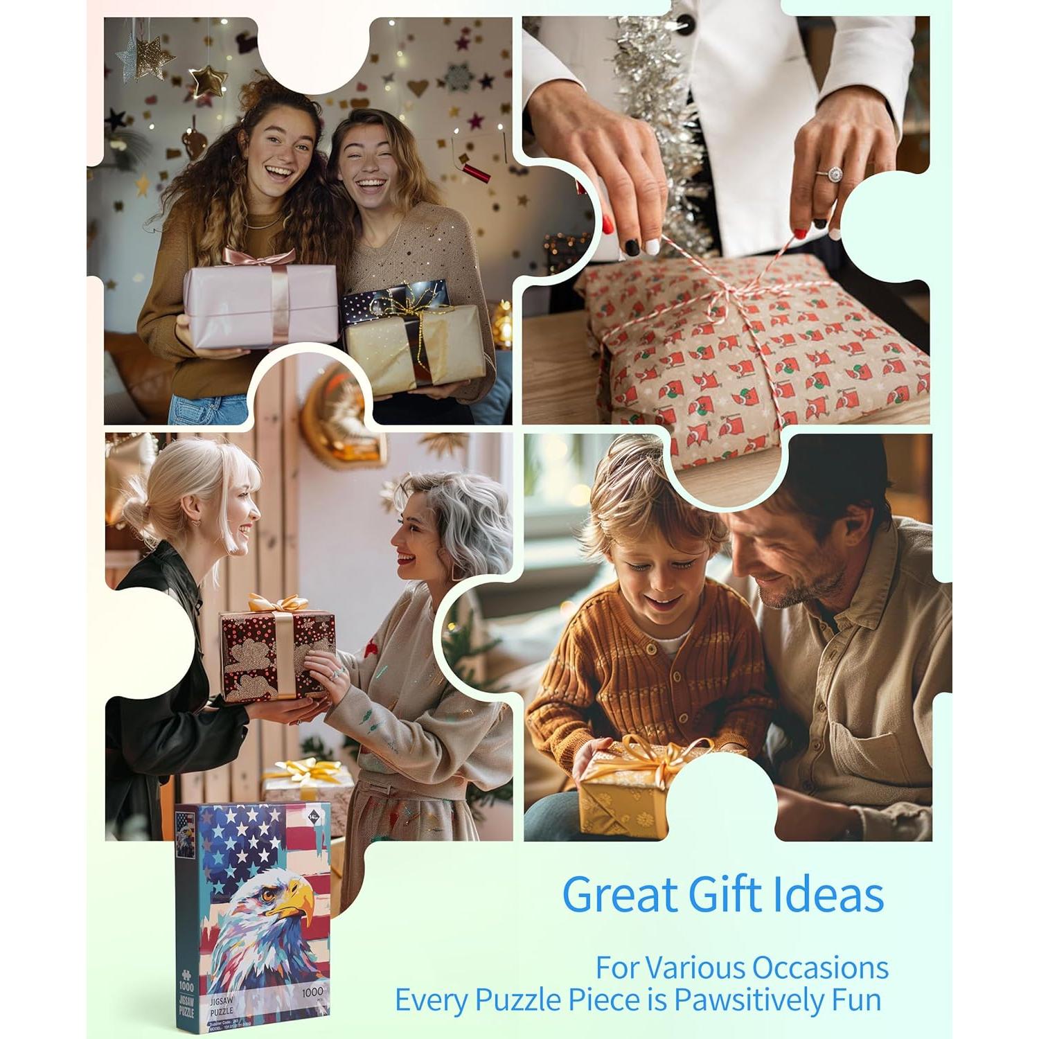 Rompecabezas 1000 Piezas Águila Calva Petrala 70x50 cm