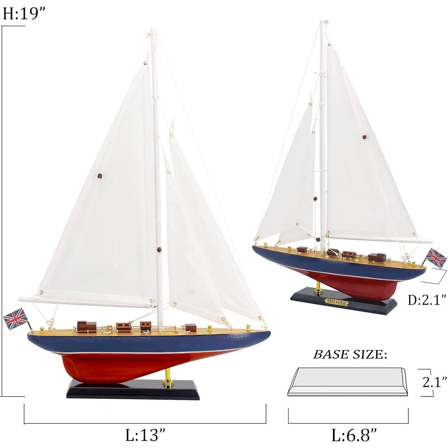 Réplica de Velero de Madera Nautimall Endeavour 48.3 cm