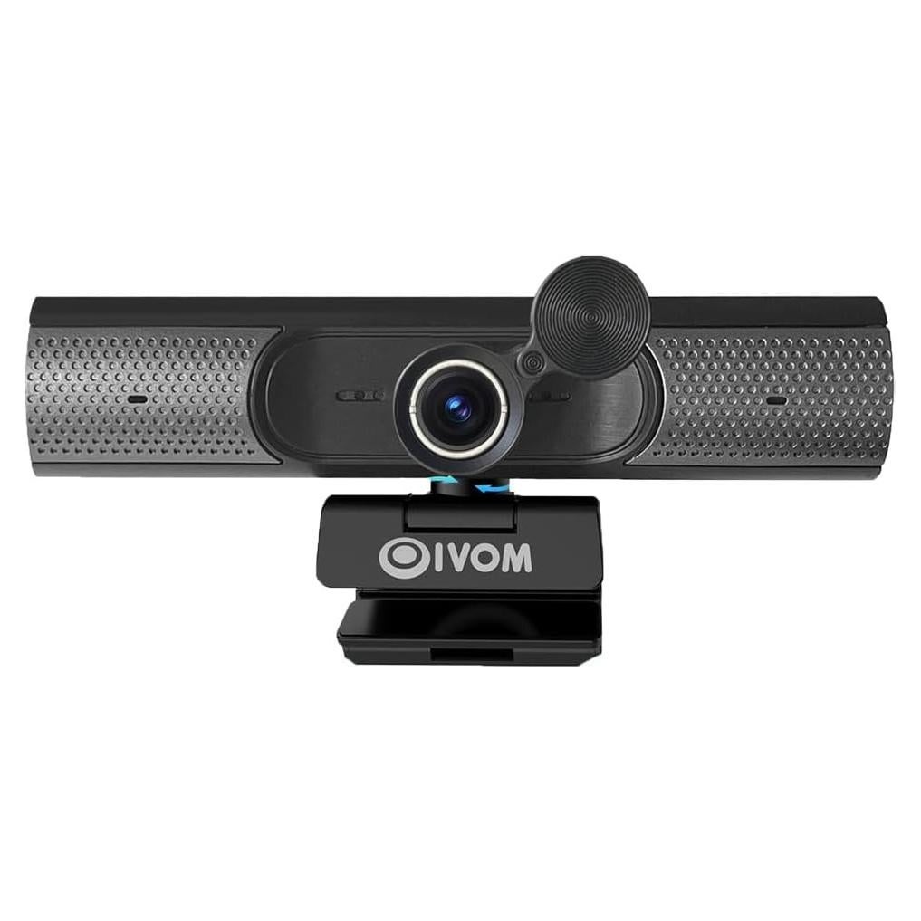Cámara Web Oivom 1080P con Micrófono y Altavoces