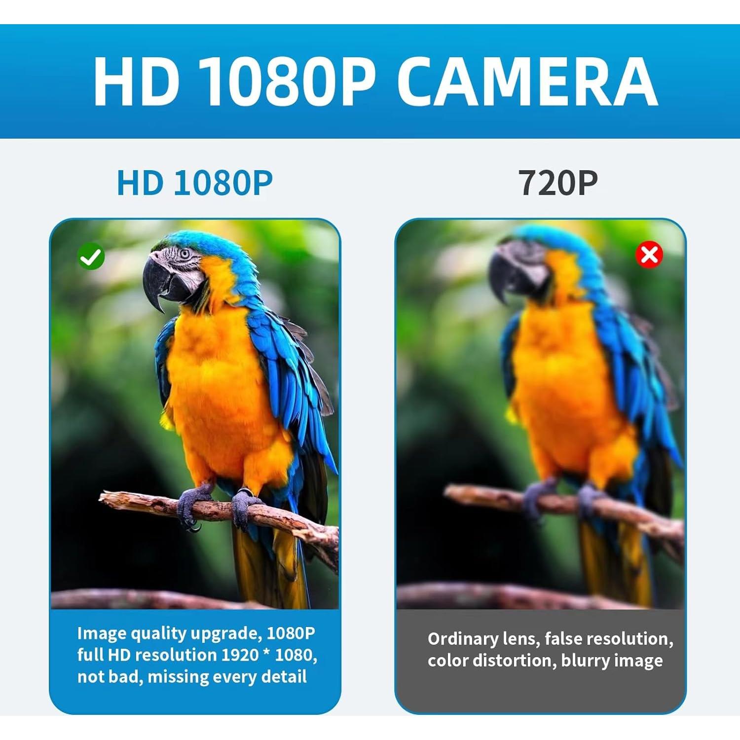 Cámara Web Oivom 1080P con Micrófono y Altavoces