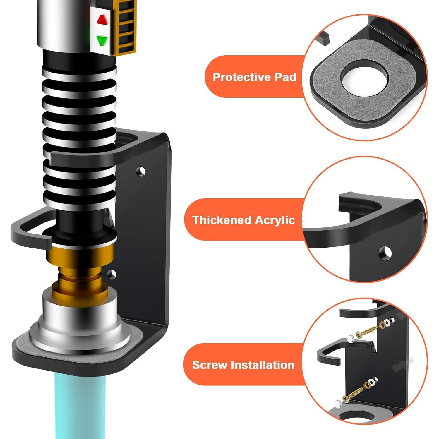 Soporte de Montaje en Pared Cosmos para Sable de Luz Acrílico