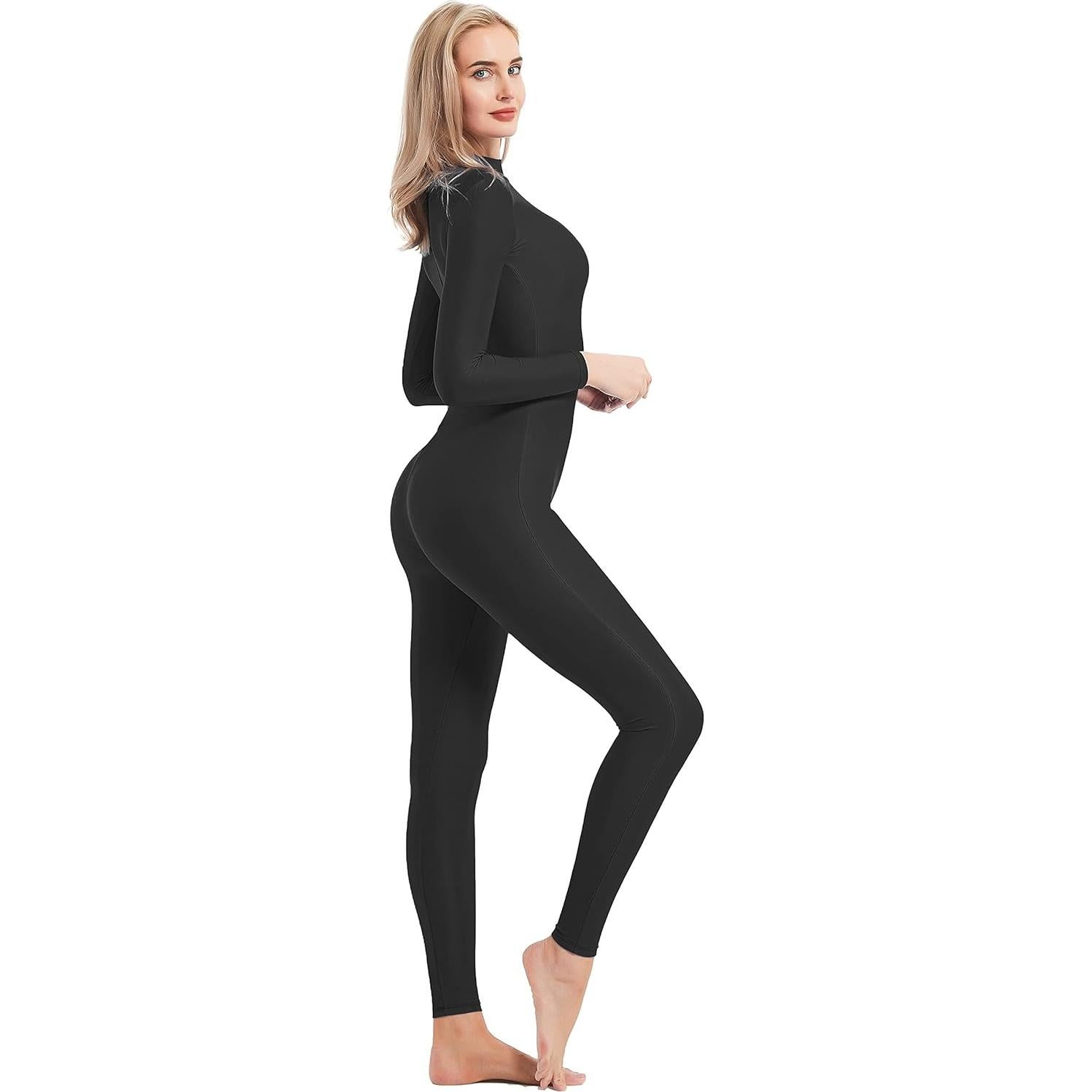 Mono Bodycon Negro Speerise para Mujeres - Manga Larga XS
