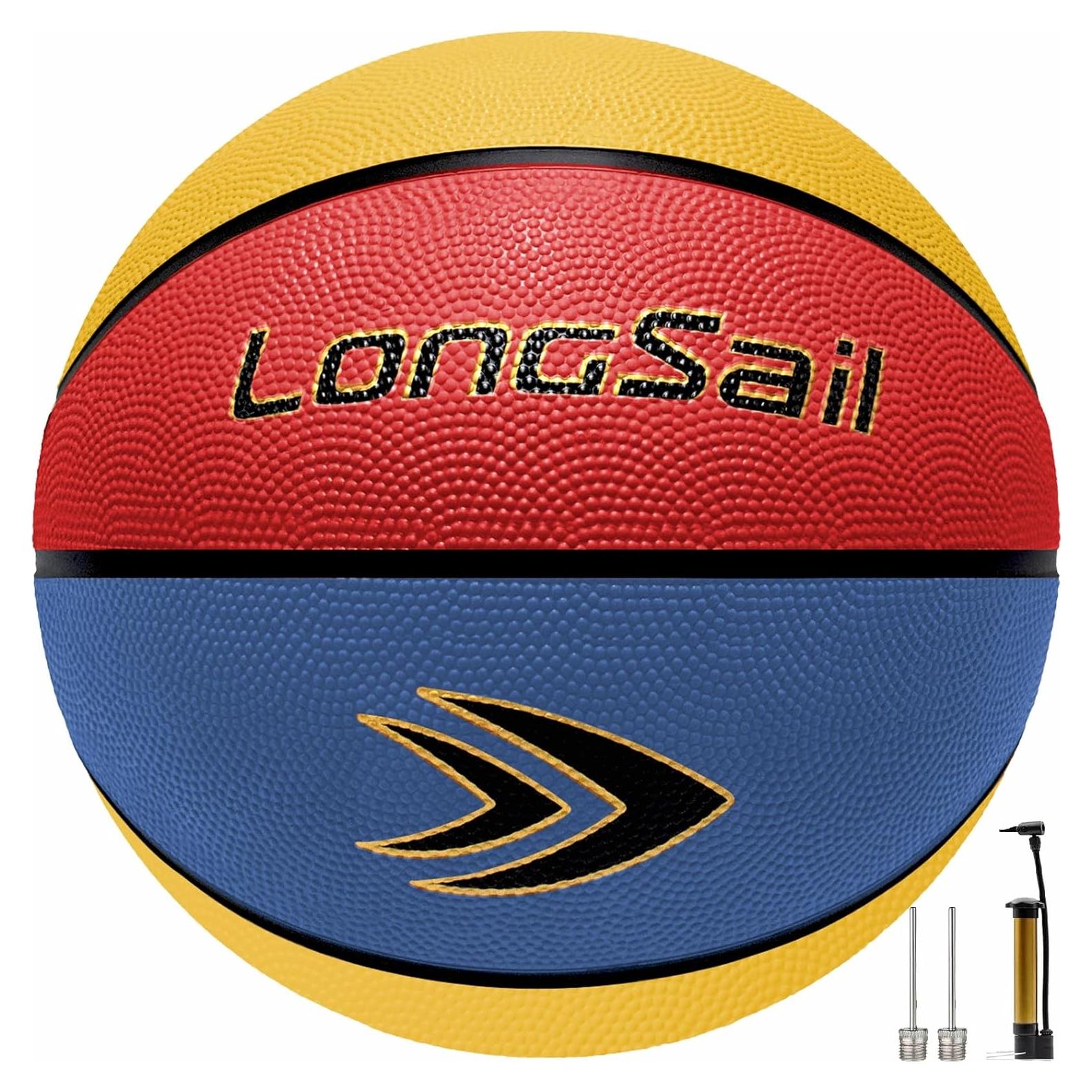 Balón de Baloncesto Longsail Tamaño 4 Goma 25.5" (64.77 cm)