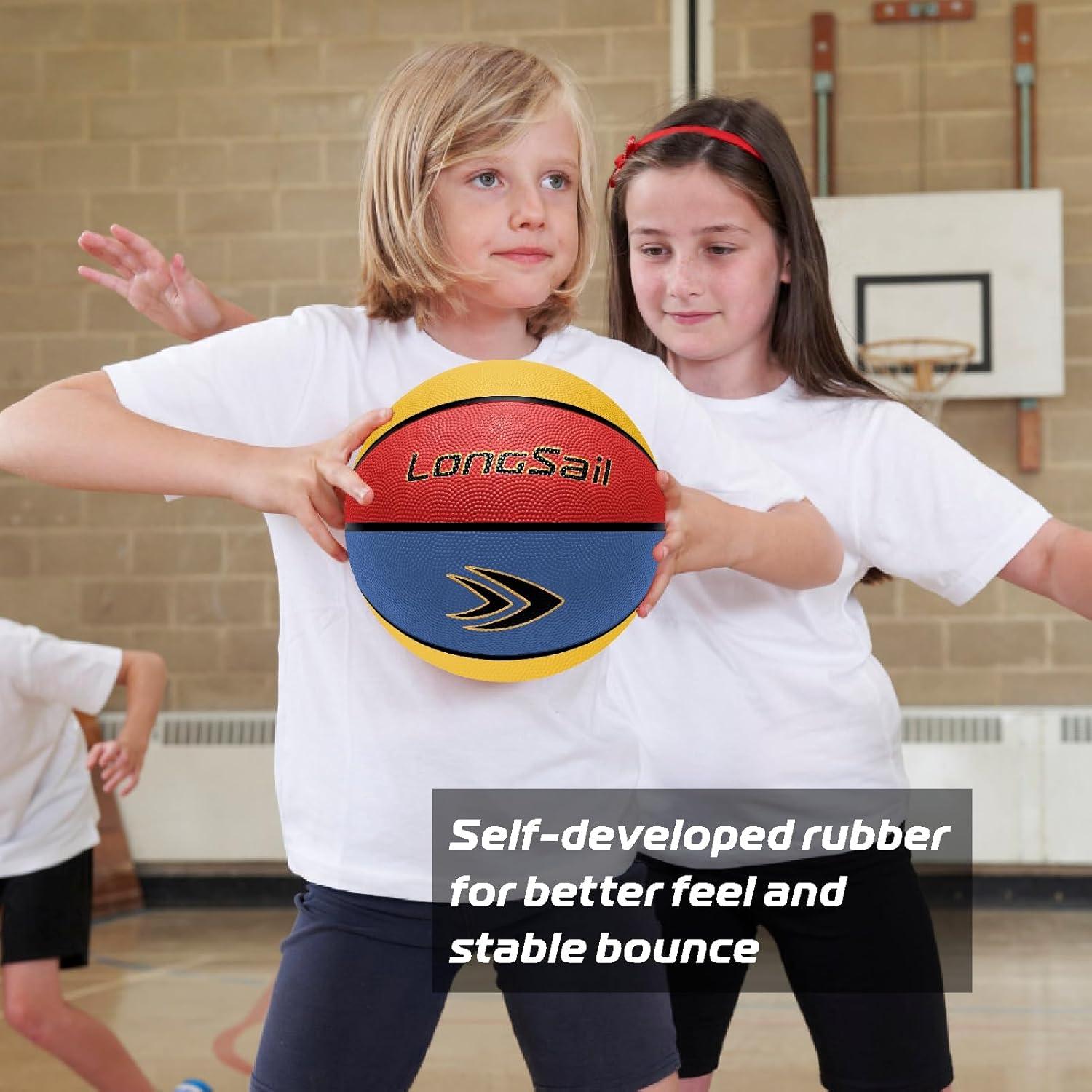 Balón de Baloncesto Longsail Tamaño 4 Goma 25.5" (64.77 cm)