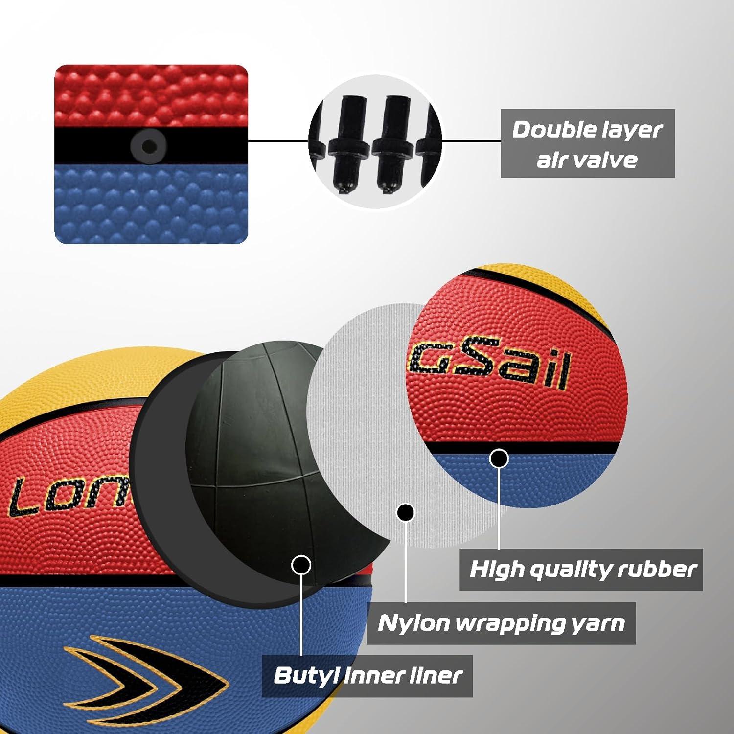 Balón de Baloncesto Longsail Tamaño 4 Goma 25.5" (64.77 cm)