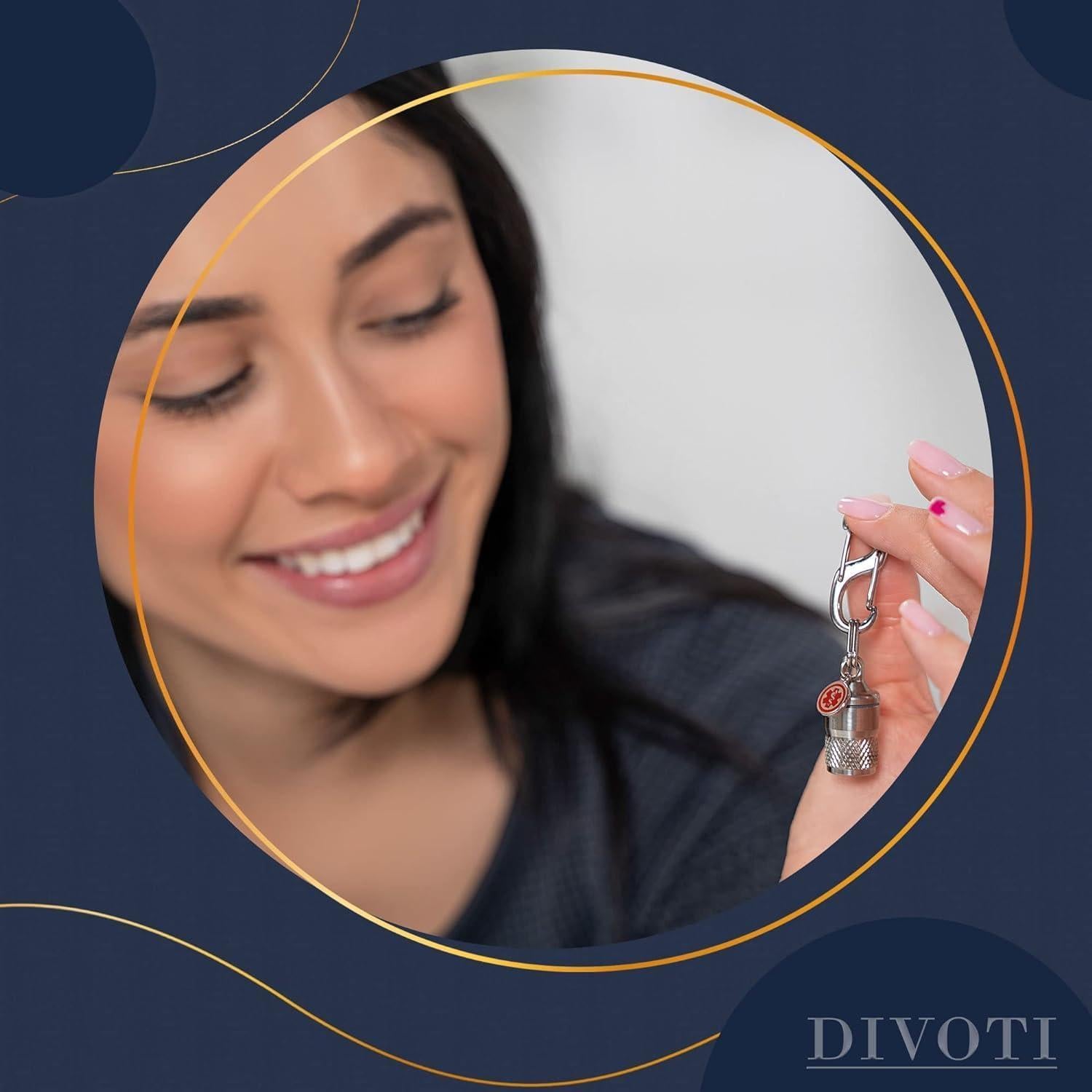 Divoti Portátil CNC Acero Inoxidable Pastillas Emergencia Grande