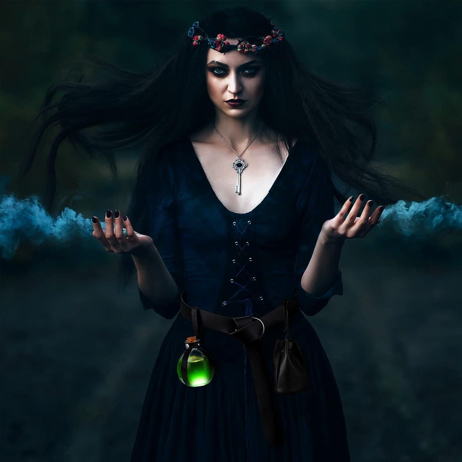 Accesorios Medievales para Cosplay: Botella, Cinturón y Bolsa