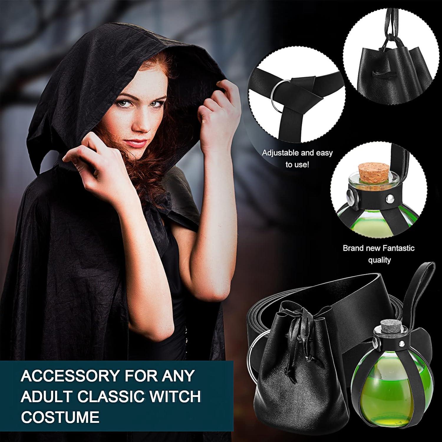Accesorios Medievales para Cosplay: Botella, Cinturón y Bolsa