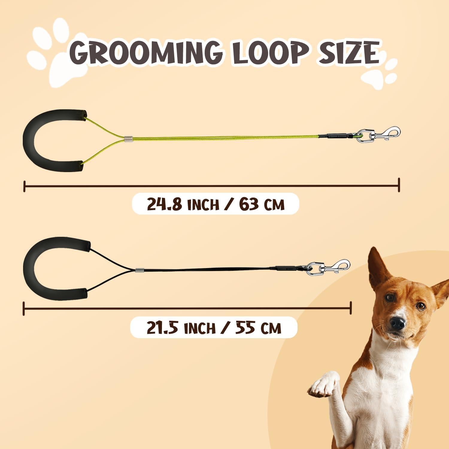 Lazos de Aseo para Mascotas HhiMyOct - 2 PCS, 54.6cm y 63cm