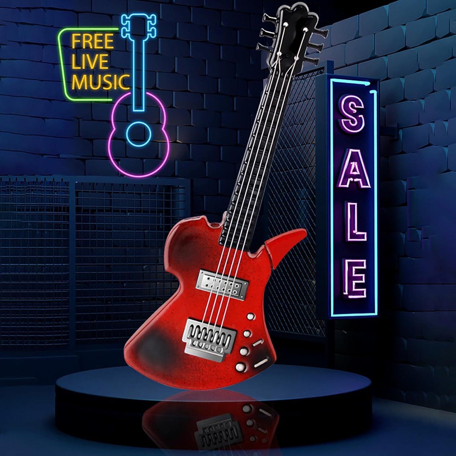 Encendedor de guitarra recargable WEQTETJU metal vintage