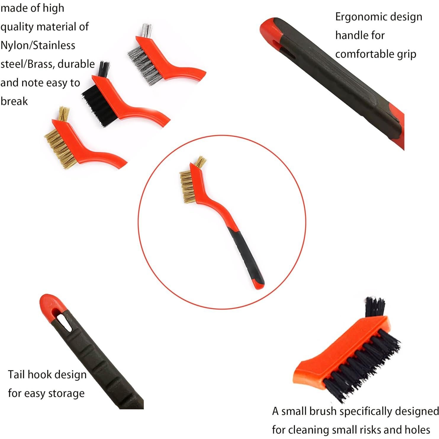 Juego de Cepillos de Limpieza Shindamatt 3 Piezas 100g