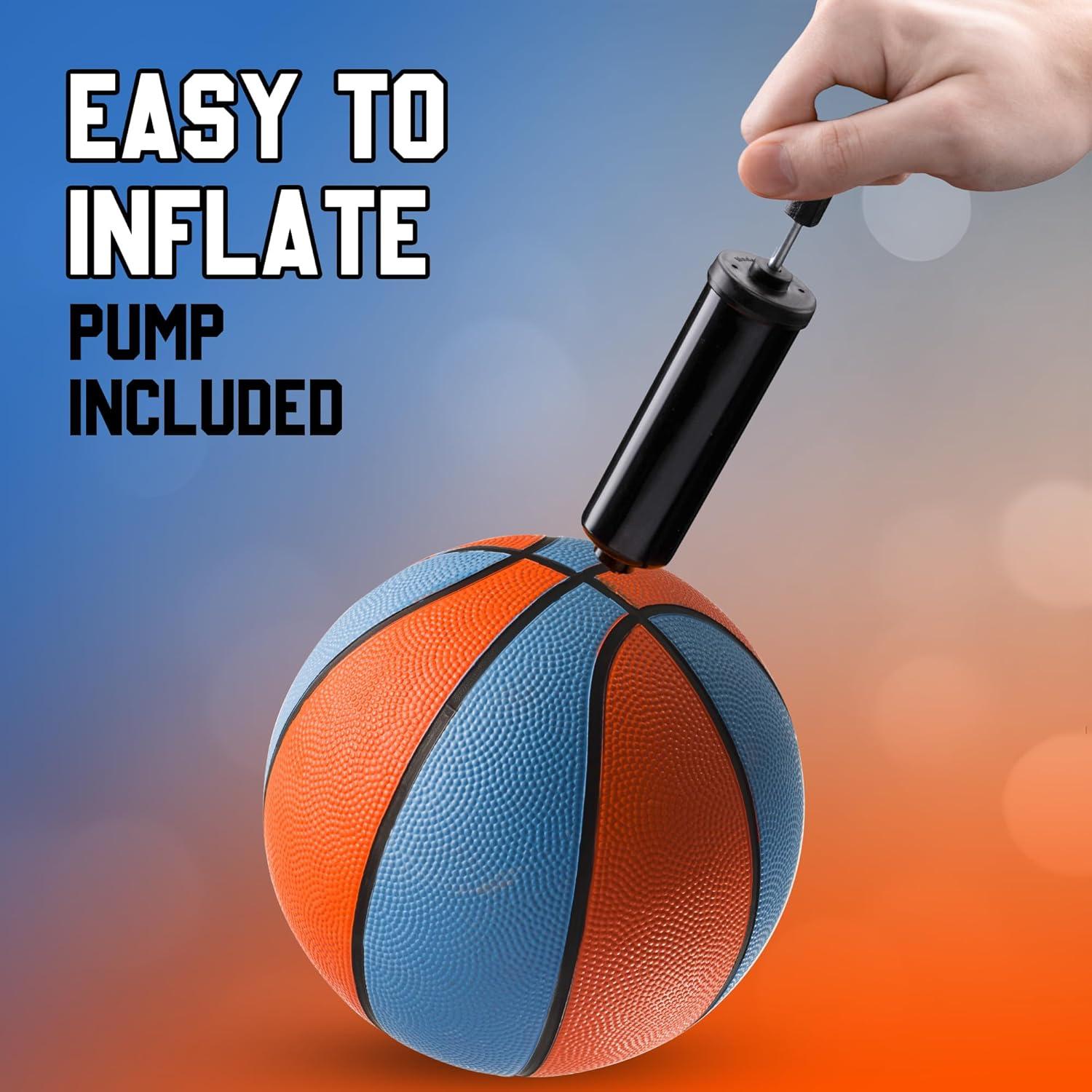 Balones de Baloncesto Mini Bedwina 17.78 cm 4 Pzs Multicolor