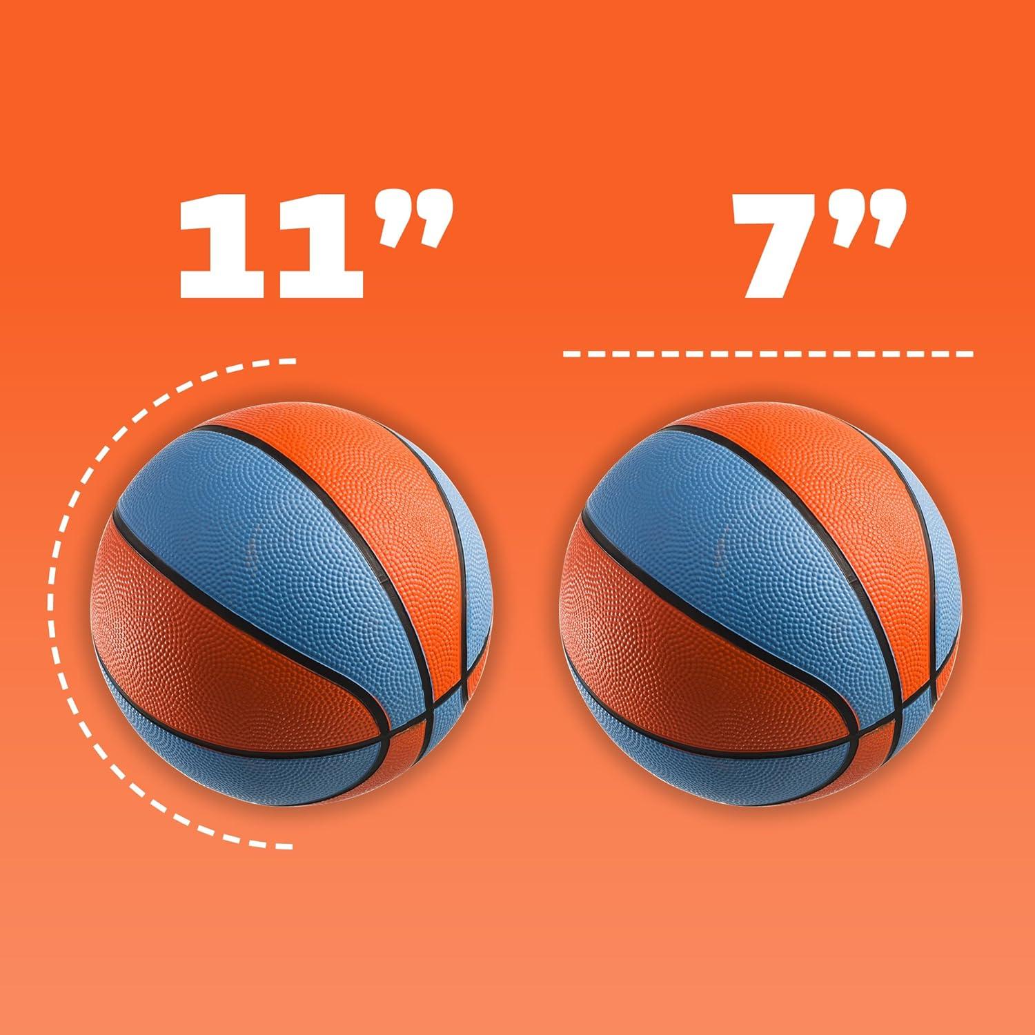 Balones de Baloncesto Mini Bedwina 17.78 cm 4 Pzs Multicolor