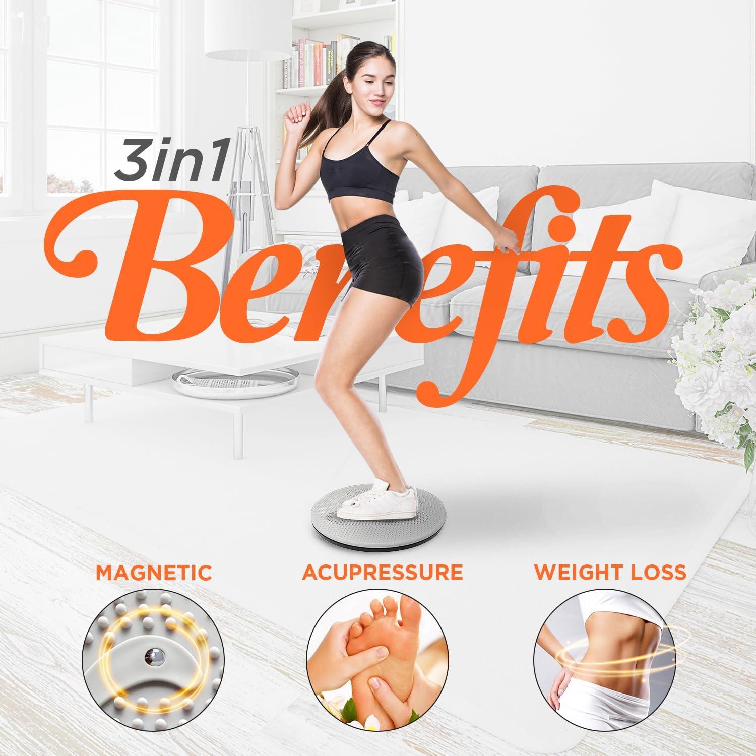 Tablero de Giros Abdominales Yes4All 38 cm XXL - Ejercicio Aeróbico