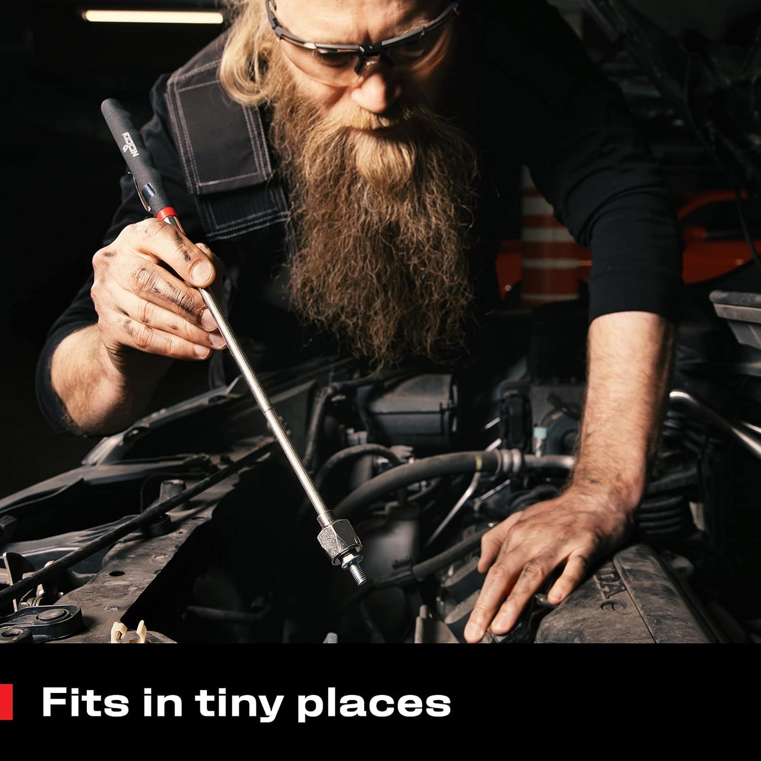 NoCry Imán Telescópico 76,2 cm con Fuerza 11,3 kg