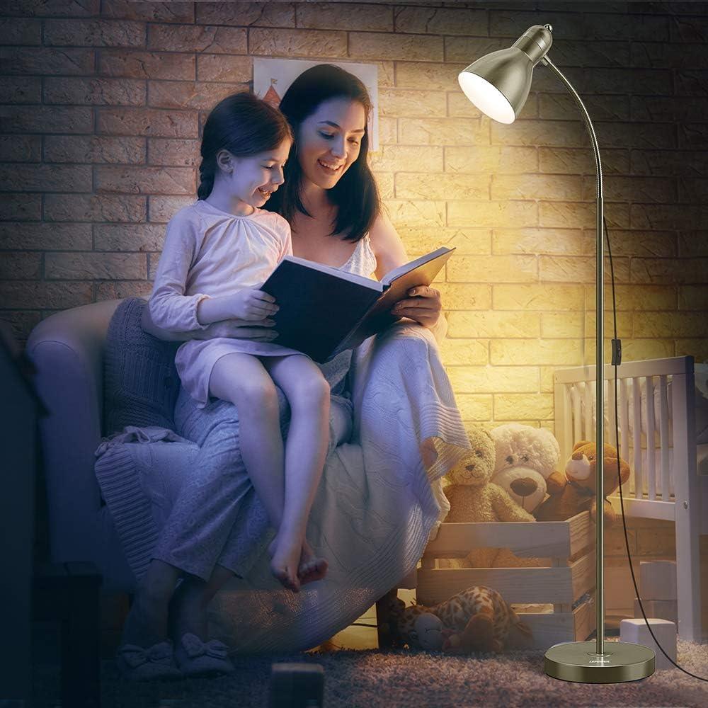 Lámpara de Pie LEPOWER UF2012 Ajustable Bronce 147cm