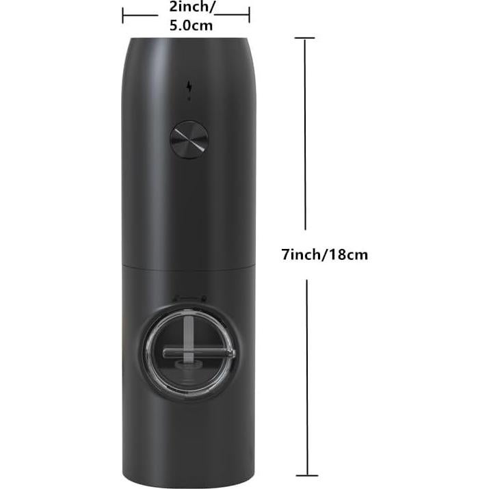 Juego de Molinillos Eléctricos de Sal y Pimienta Duyiho