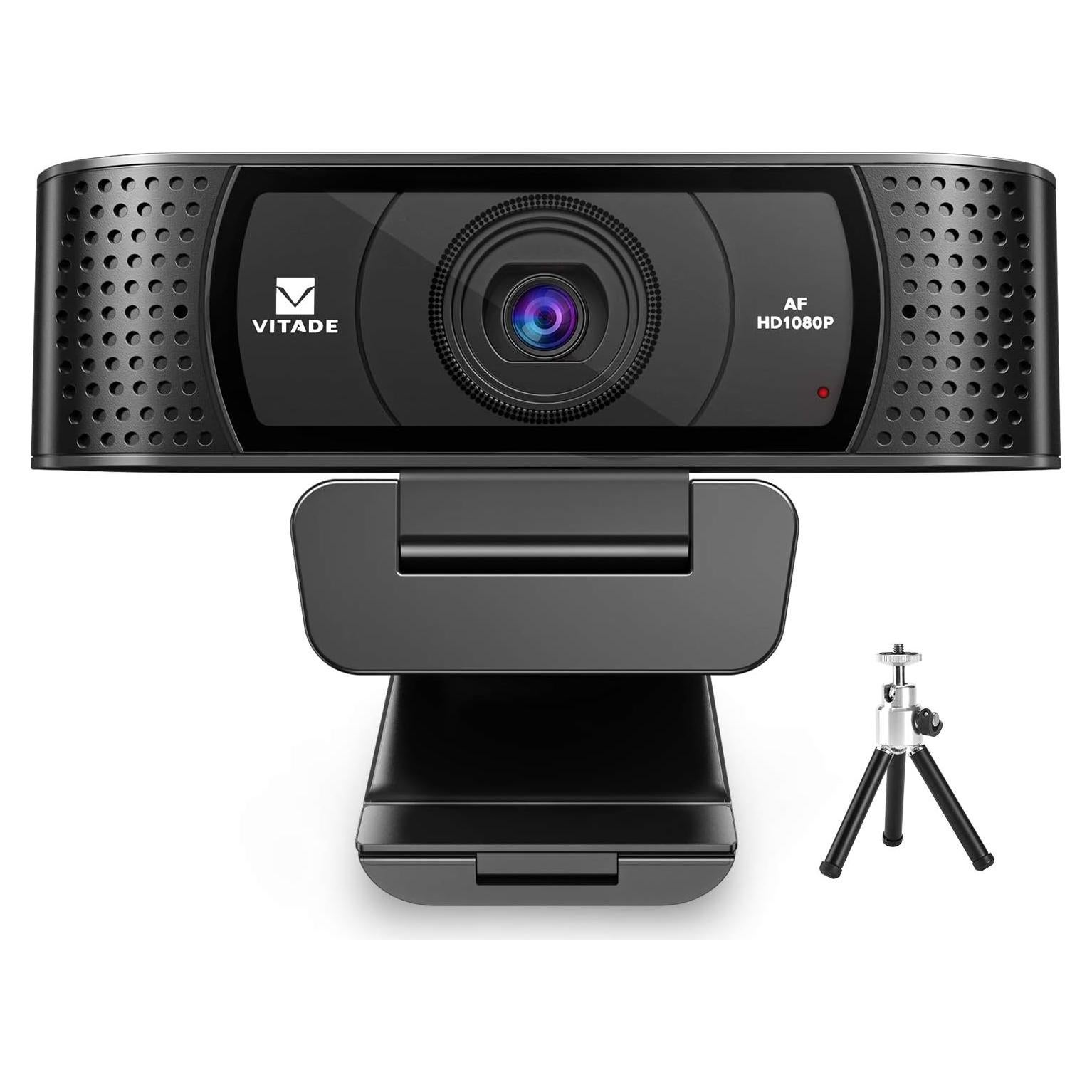 Cámara Web HD 1080P Vitade 928A con Micrófono y Cubierta