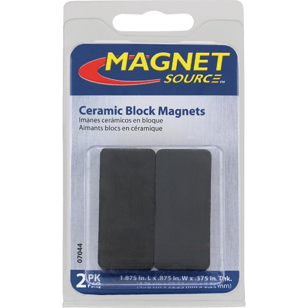 Imán de Bloque Cerámico Master Magnetics 12,7x7,6x2,5cm