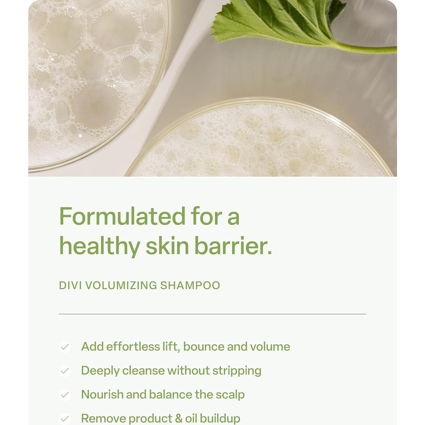 Champú Voluminizador Divi 59 ml - Cabello Fino y Cuero Cabelludo Saludable