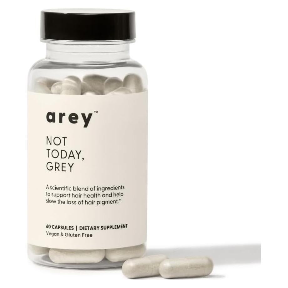 Suplemento No Hoy Arey para Cabello Gris - 60 Cápsulas