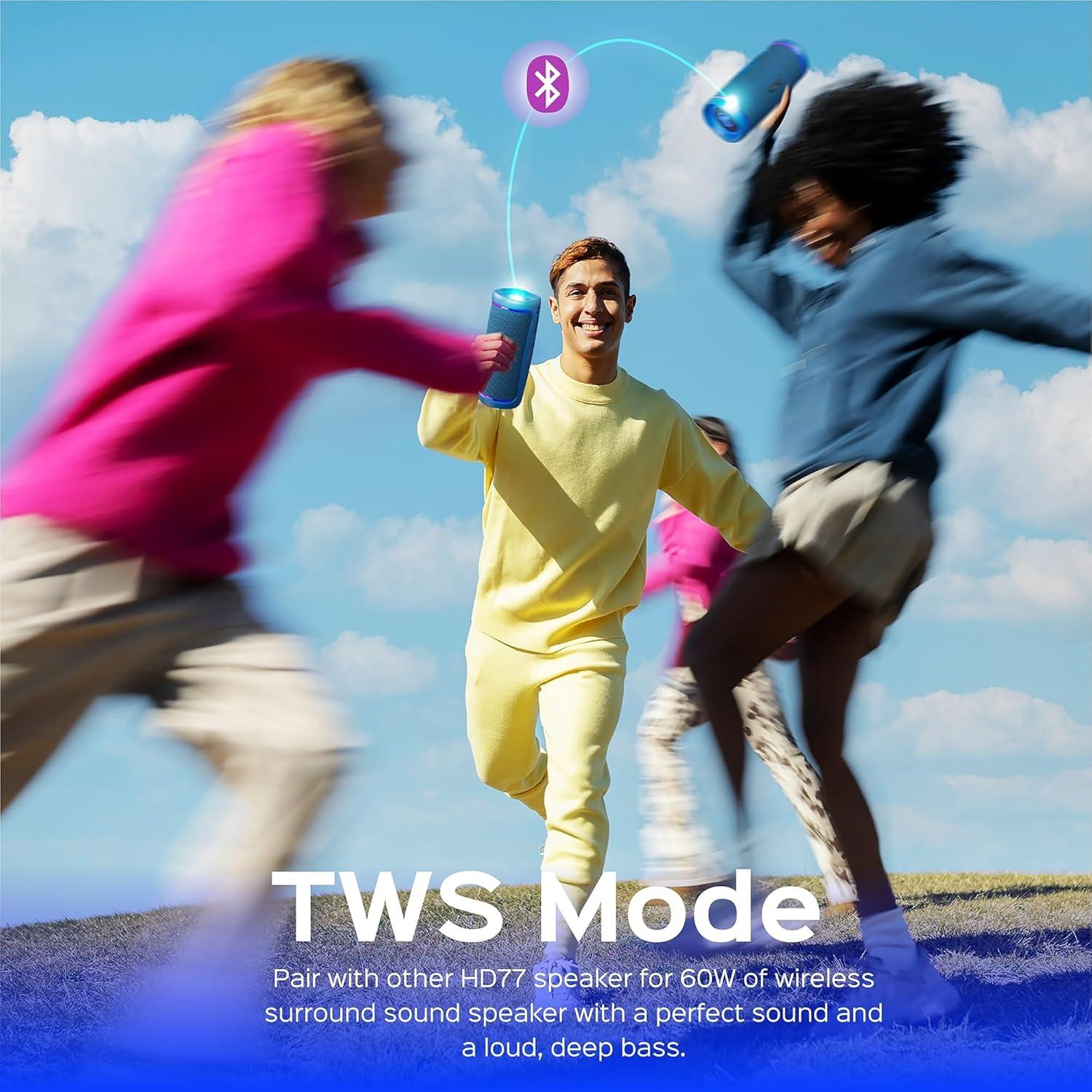 TREBLAB HD77 - Altavoz Bluetooth 30W Impermeable 20H