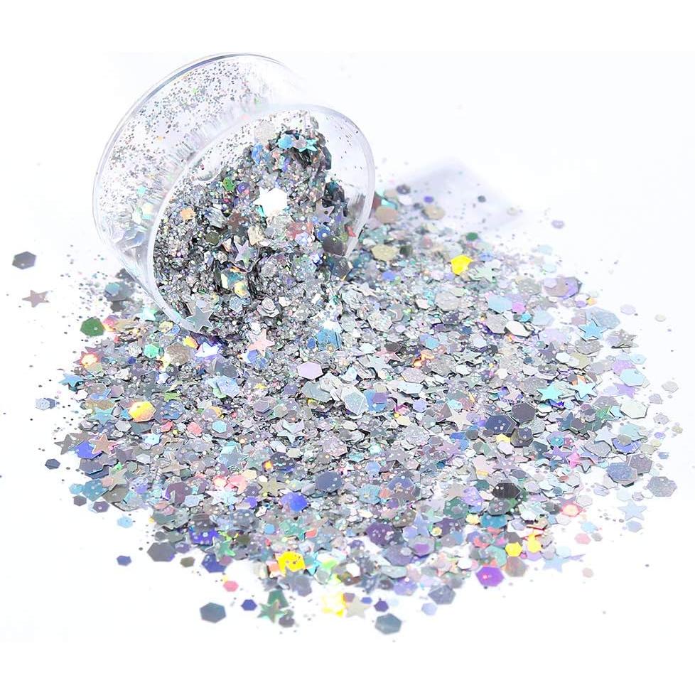 Glitter Chunky Holográfico Estanoite 12 Colores 36g