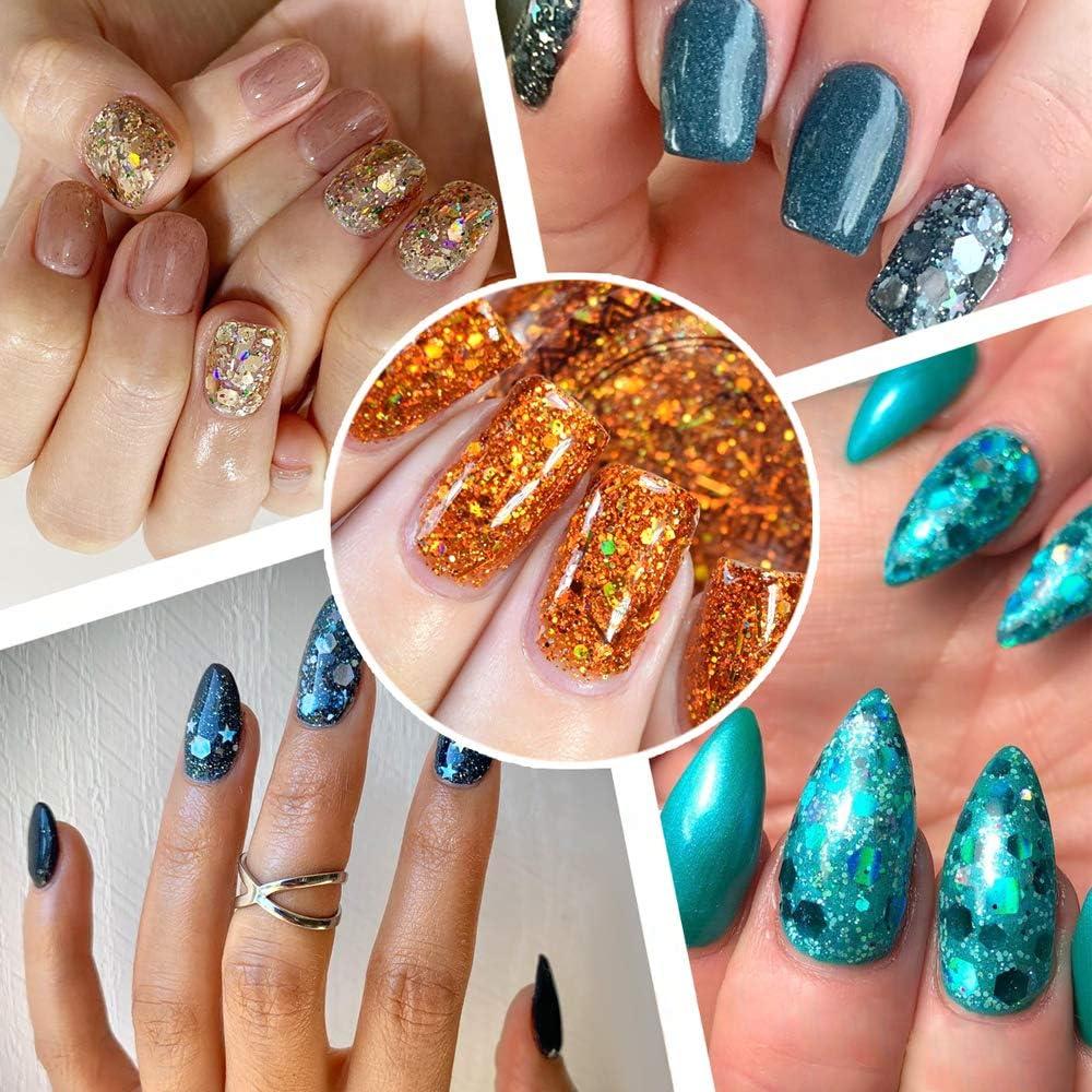 Glitter Chunky Holográfico Estanoite 12 Colores 36g