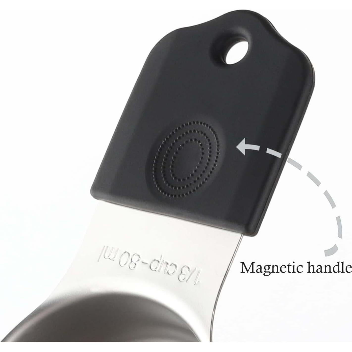 Juego de Tazas Medidoras Magnéticas X-zrew Acero Inoxidable 7 Piezas