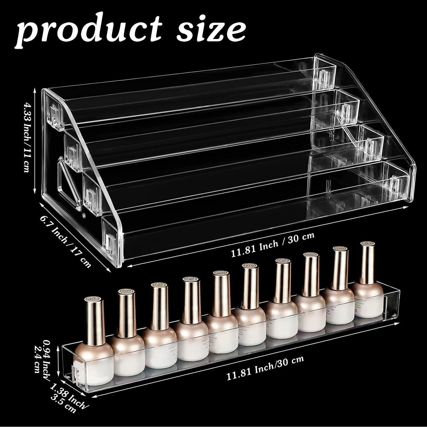 Organizador de Esmaltes de Uñas YIEZI 48 Botellas 4 Capas Acrílico